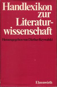 Krywalski, Handlexikon zur Literaturwissenschaft. (Umschlag)