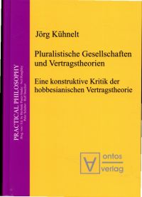 Kühnelt, Pluralistische Gesellschaften und Vertragstheorien. (Umschlag)
