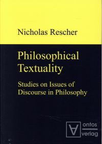 Rescher, Philosophical textuality. (Umschlag)