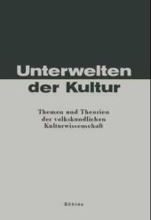 Maase, Unterwelten der Kultur. (Einband)
