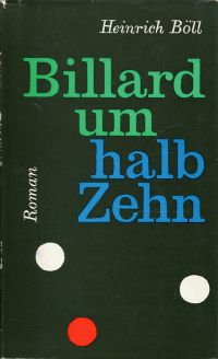 Böll, Billard um halb zehn. (Umschlag)