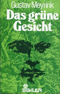 Meyrink, Das grüne Gesicht. (Umschlag)