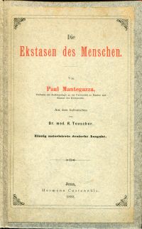 Mantegazza, Die Ekstasen des Menschen (Umschlag)