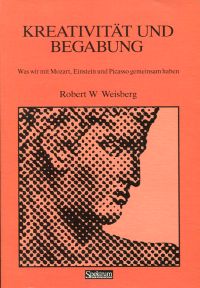 Weisberg, Kreativität und Begabung. (Umschlag)
