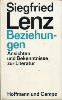 Lenz, Beziehungen. (Umschlag)