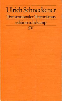 Schneckener, Transnationaler Terrorismus. (Umschlag)