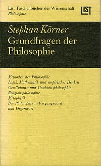 Körner, Grundfragen der Philosophie. (Umschlag)