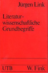 Link, Literaturwissenschaftliche Grundbegriffe. (Umschlag)