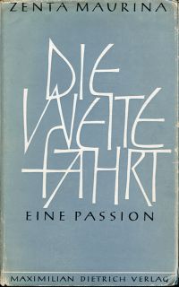 Maurina, Die weite Fahrt. (Umschlag)