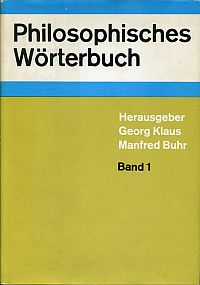 Klaus, Philosophisches Wörterbuch. (Umschlag)