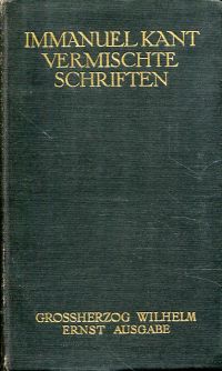 Kant, Sämtliche Werke. (Umschlag)
