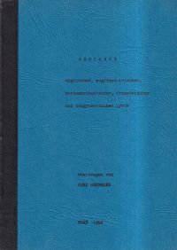 Herrmann, Gedichte englischer, englisch-irirscher, nordamerikanischer, französis (Umschlag)