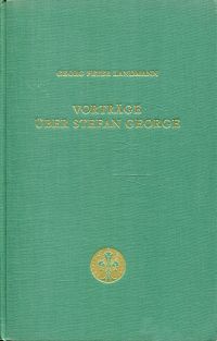 Landmann, Vorträge über Stefan George. (Umschlag)