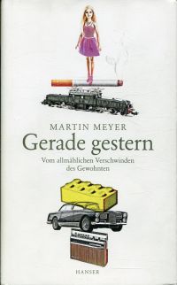 Meyer, Gerade gestern. (Umschlag)