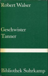 Walser, Geschwister Tanner. (Umschlag)