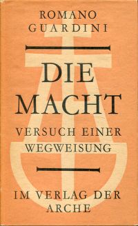 Guardini, Die Macht. (Umschlag)